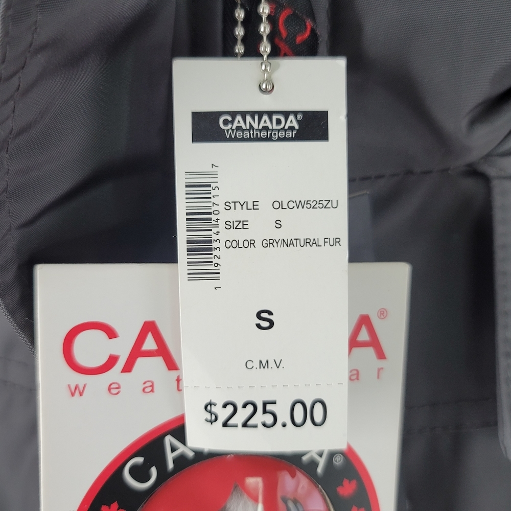 Canada Weathergear Cold Weather Snow Coat With Removable fur Trim Women's S NWT - Picture 15 of 16